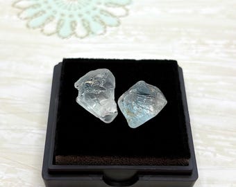 原石ブルートパーズ結晶標本：ブラジル産天然トパーズ - Etsy 日本