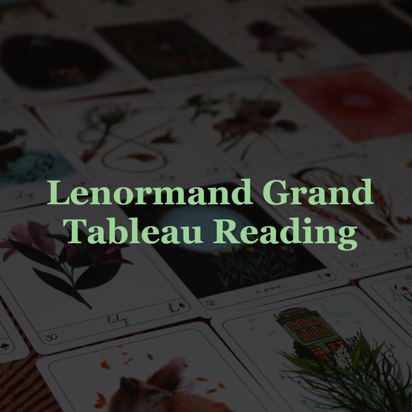 Lenormand Grand Tableau Reading - Same Day, Oracle, Prognosis, General, Multiple Topics Detailed, Practical, Divination