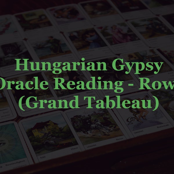 Same Day Oracle Reading Hungarian Gypsy Cards Ciganykartya - Rows (Grand Tableau),  Oracle, Tarot, Psychic
