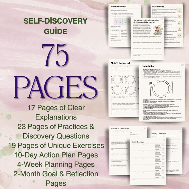 Intuitive Eating Discovery Guide |mindful Eating PDF |non-diet Planner ...