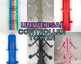 Universal Controller Tower | Controller Stand | Headphone Hanger | Customizable