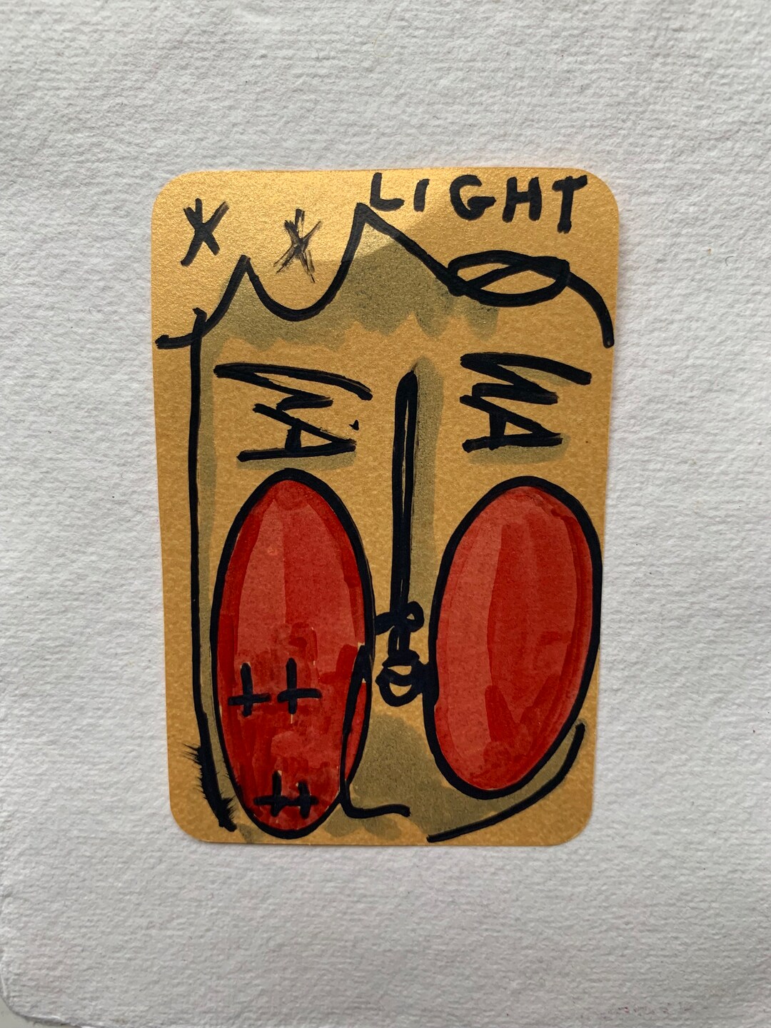 Light - Mini Original Illustration / Drawing [exclusive 1of1] - Etsy