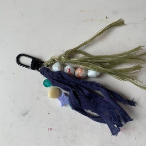 Under the sea keychain [handmade sea outdoors keyring]