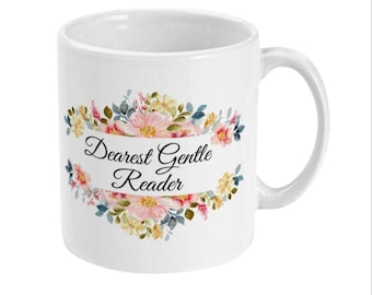 Dearest Gentle Reader Bridgerton Inspired Mug, mugs, cadeau, cadeau