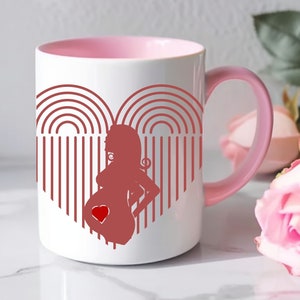 Muttertagsgeschenk von Baby-Jungen, erste Zeit Mutter Valentinstag Geschenkbecher, Schwangerschaftansageidee, erwartet das beste Schwangerschaftsgeschenk