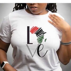 Schwarzes Geschichtsmonat-T-Shirt, Selbstliebe Afrika-Karte, schwarzes Exzellenz-Stolz-T-Shirt, Afroamerikaner Kwanzaa Juniteenth Geschenk, schwarze besessene Geschäfte