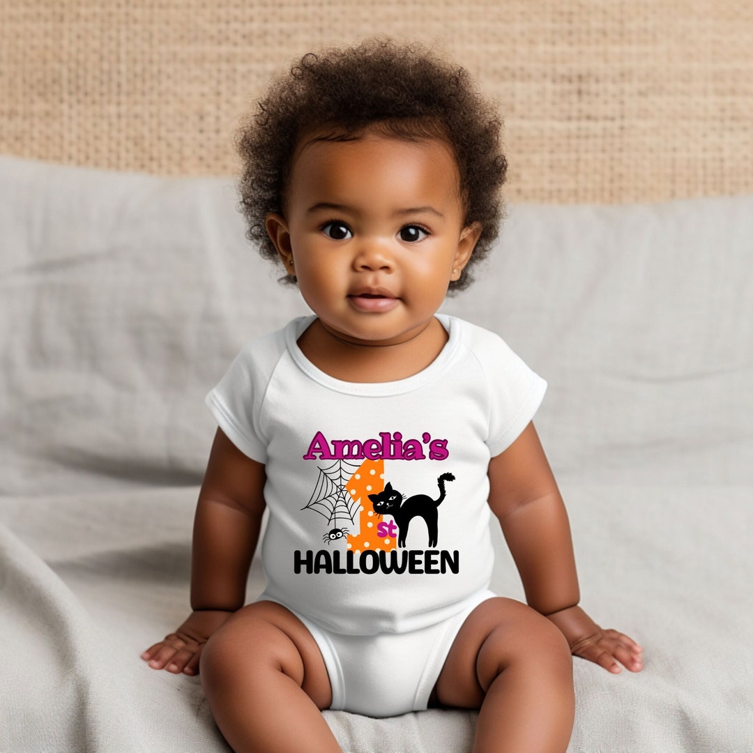 Personalized First Halloween Bodysuit Custom Baby First - Etsy Canada