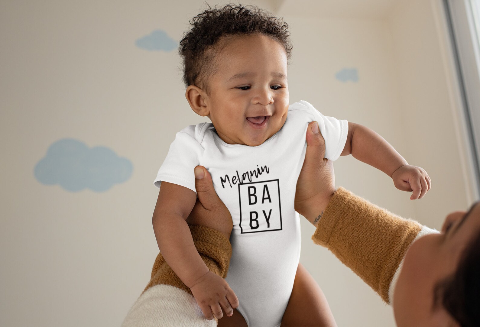 New Born & Baby Clothing | Daddy's Little Champ Black Bodysuit | Soft Cotton