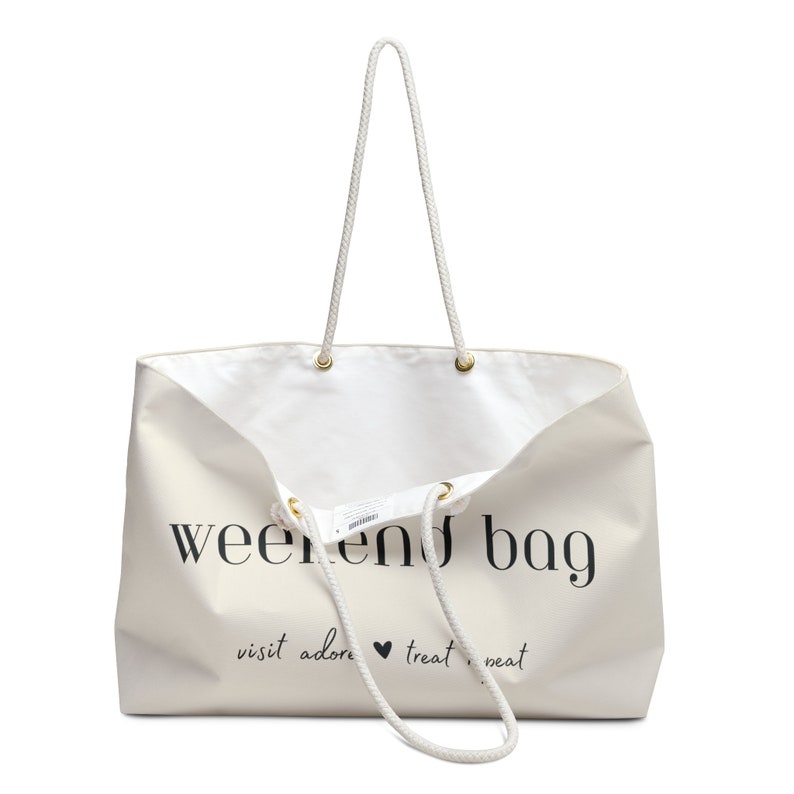 Weekender bag women Gift for Glamma, Promoted to grandma, Grammy gifts, Overnight bag, Oversized tote bag, Grandma present, New grandma gift image 4