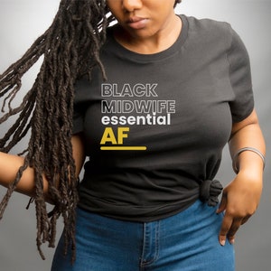 Obgyn gifts, Labor and delivery nurse shirt, Mother baby nurse, Black Midwife Doula shirt, Nurse apparel, Gift for Nurse, Black owned shops