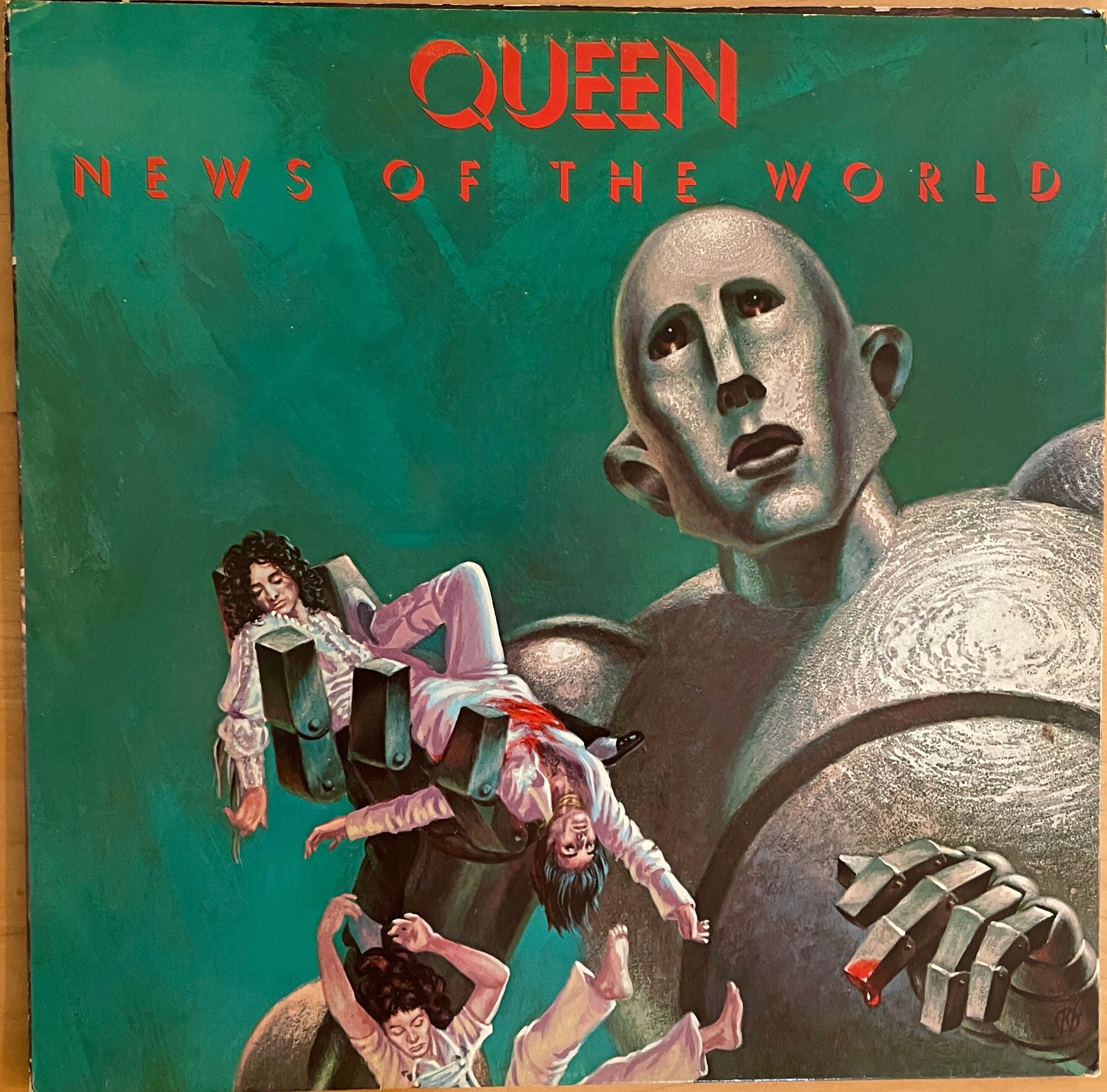 Queen (1977 Vinyl)- News of the World: Original Vintage Record