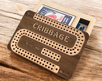 Cribbage Travel Box - SVG
