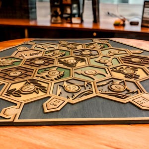 Tabuleiro dos Colonos Artesãos de Catan - SVG