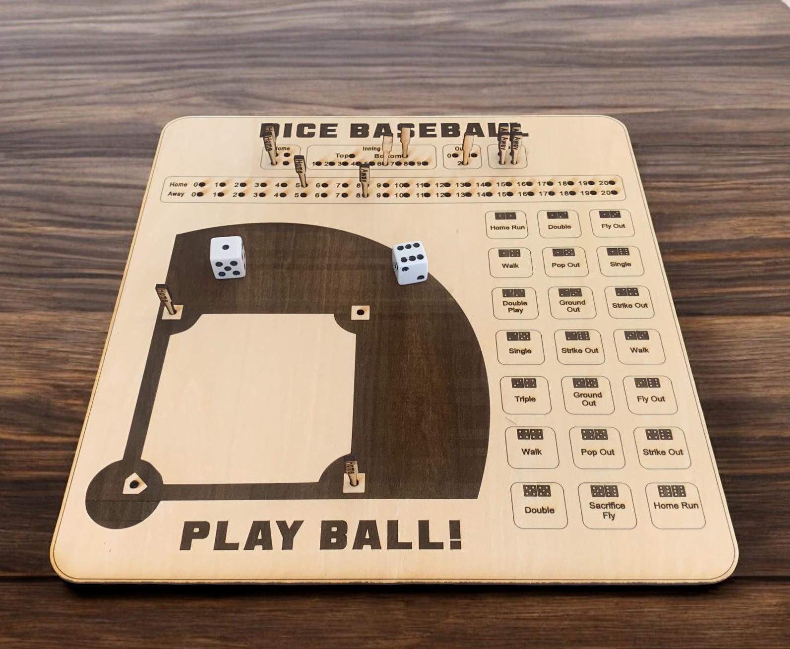 Dice Baseball - SVG