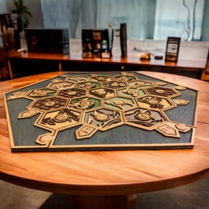 Artisan Settlers of Catan Board - SVG