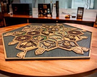 Artisan Settlers of Catan Board - SVG