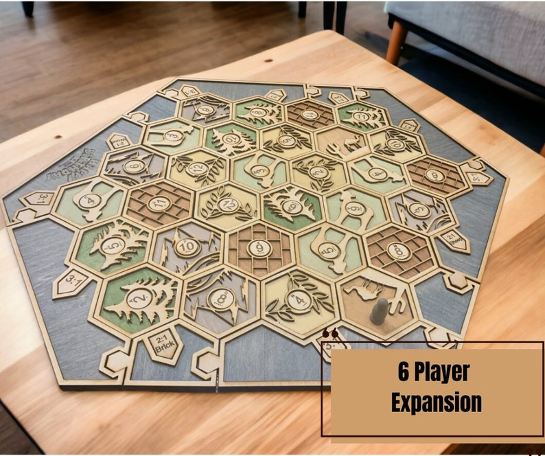 Custom Settlers of Catan Board SVG File Etsy Canada