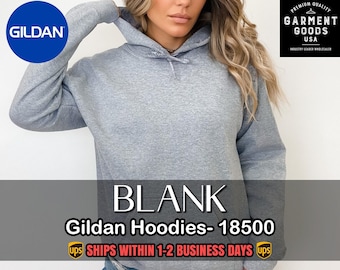 Gildan Heavy Blend Blank Hoodies , Gildan 18500 Plain Hoodie, Blank Hoodie, Wholesale Price Hoodie, sublimation, DTF, DTG. Fast Shipping