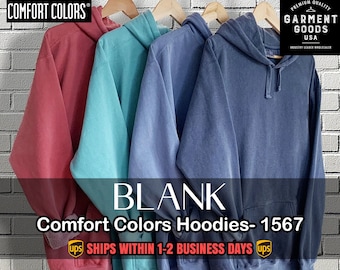 Comfort Colors Hoodie Unisex. Oversized. Boho Style Hooded Sweatshirt Pigment Dye Comfort Colors Heavy Blend Hoodie, Fast Shipping