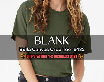 Bella Canvas Crop Tee. Blank crop tees. Wholesale Bella Canvas crop Tee. Sublimation. DTF. DTG. HTV. Fast Shipping