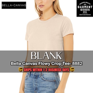 Bella Canvas Flowy Crop Tee. Blank Crop Top. Wholesale Bella Canvas Flowy Crop Tee. Sublimation. DTF. DTG. HTV. Fast Shipping