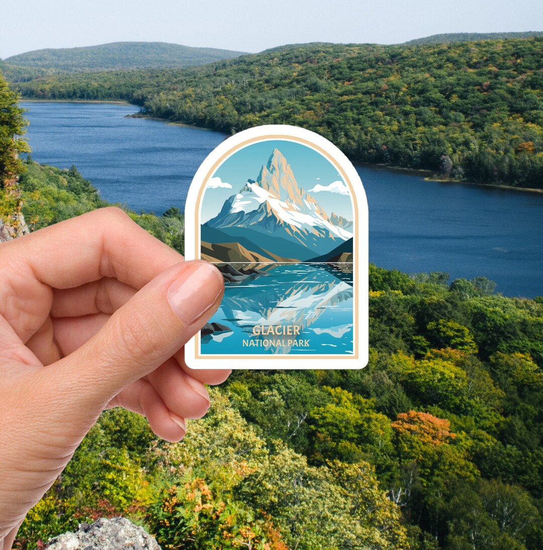 Glacier National Park Sticker National Park Decal Multiple