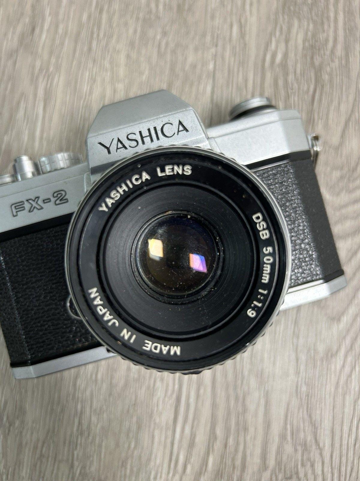 Vintage Yashica FX-2 Film Camera DSB 50mm Yashica Lens