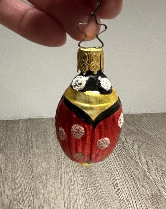 Portachiavi Feng Shui Mela Con Coccinella - Armonia E Fortuna 13cm