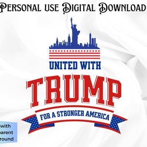 TRUMP for a Stronger America Design (PDF Digital Download)
