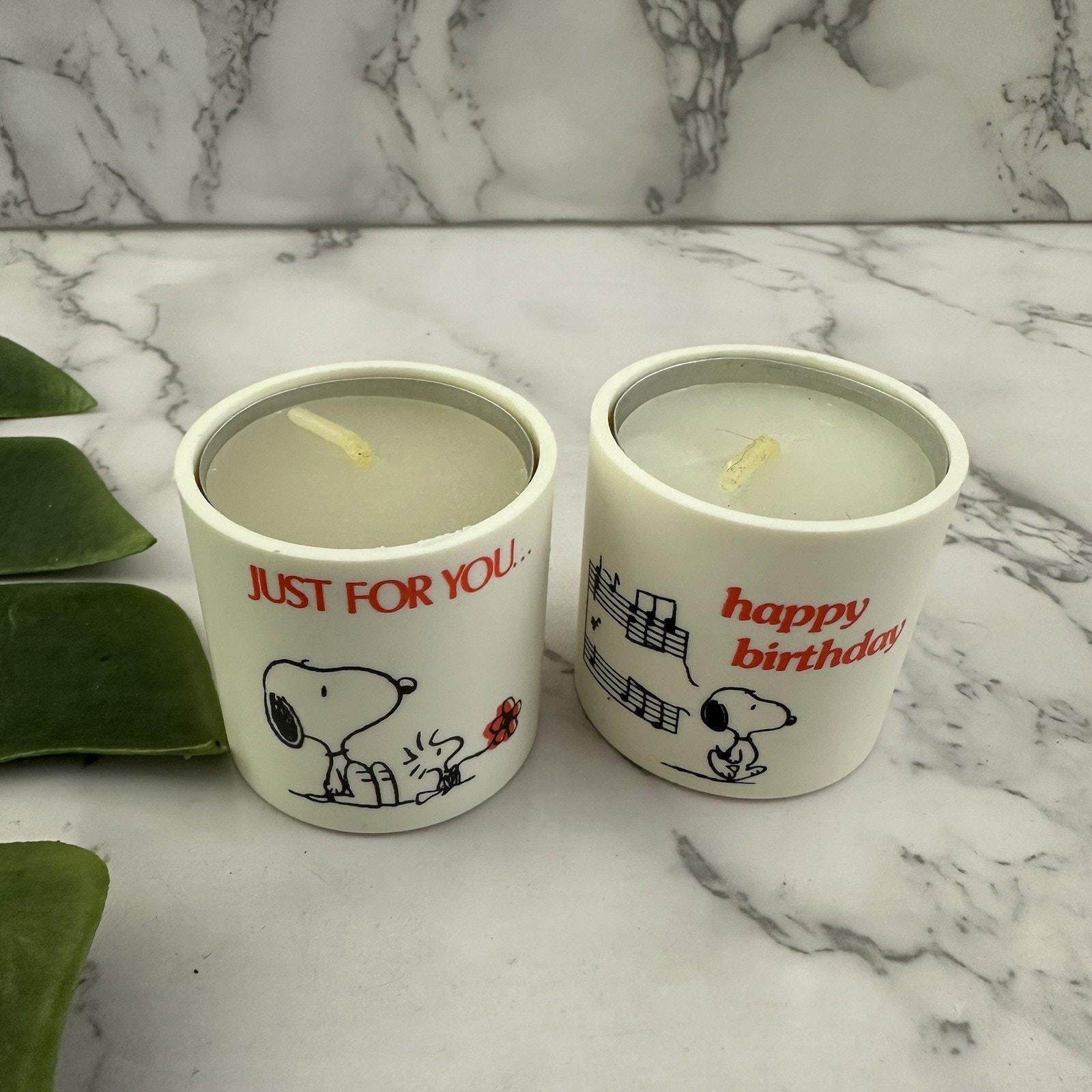 Snoopy candle holder - Etsy 日本