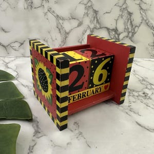 90s Wood Calendar - Etsy