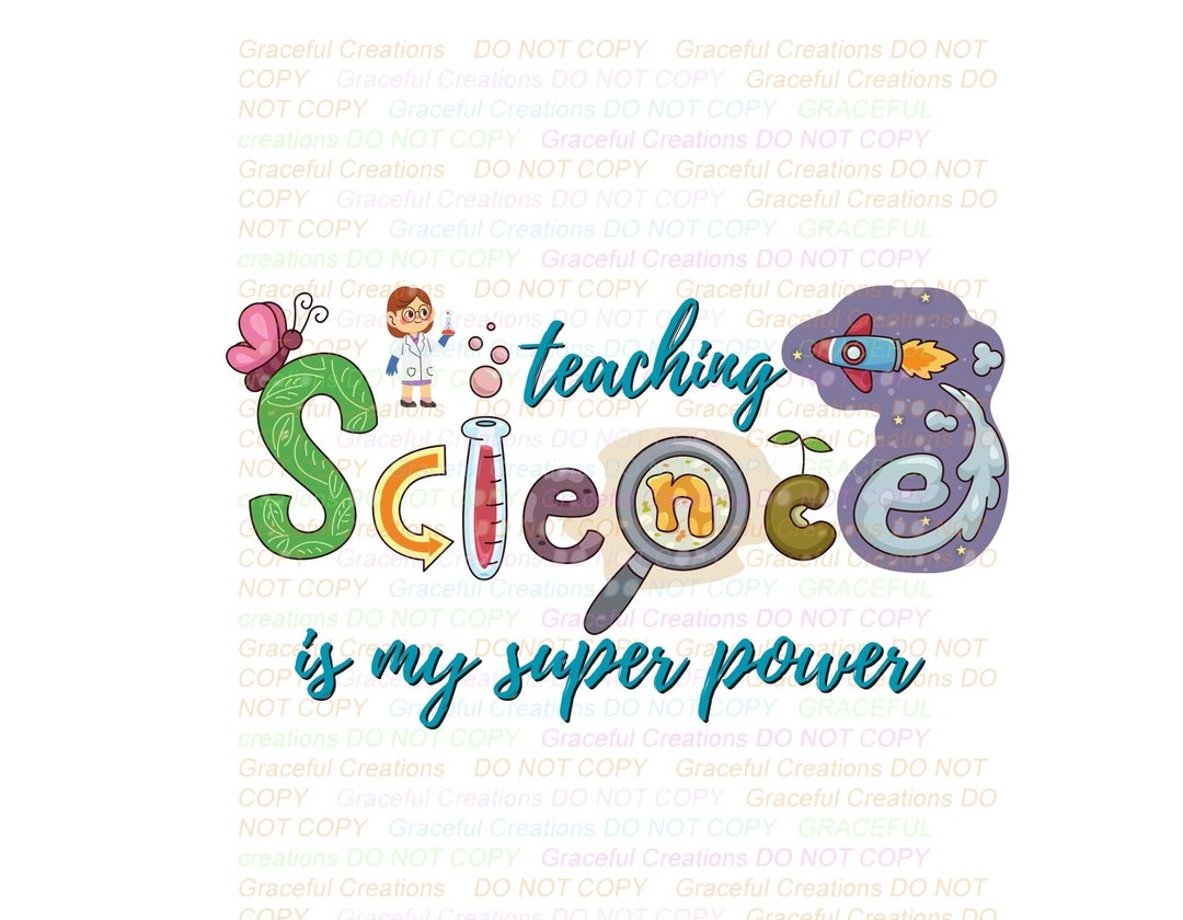 Science Teacher Gift Tshirt Digital Download Only PNG SVG Sublimation