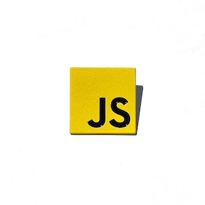 1" Javascript Logo Enamel Pin - Etsy