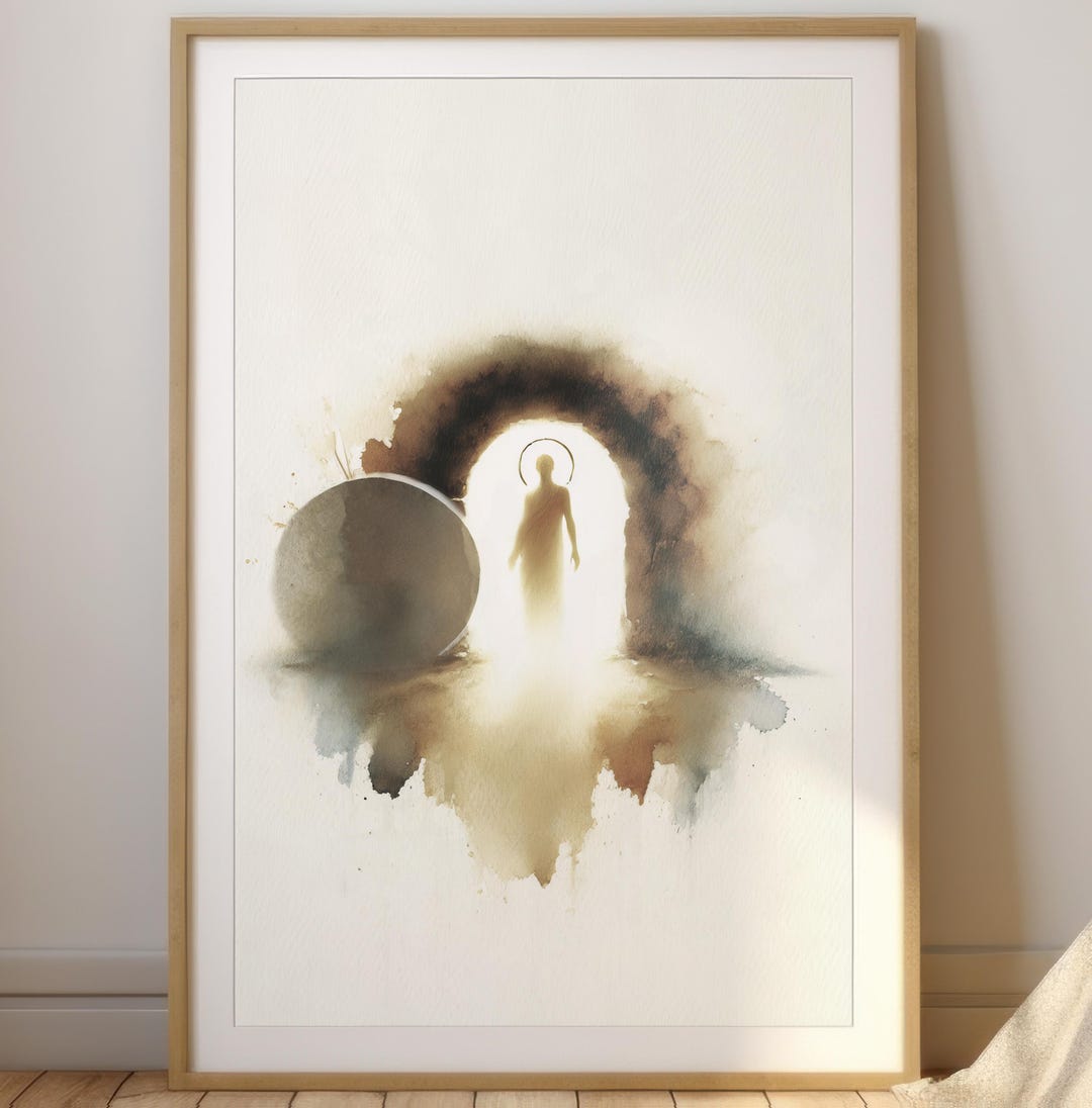 Resurrection of Jesus Wall Art | Life of Christ Core Moments | Easter ...