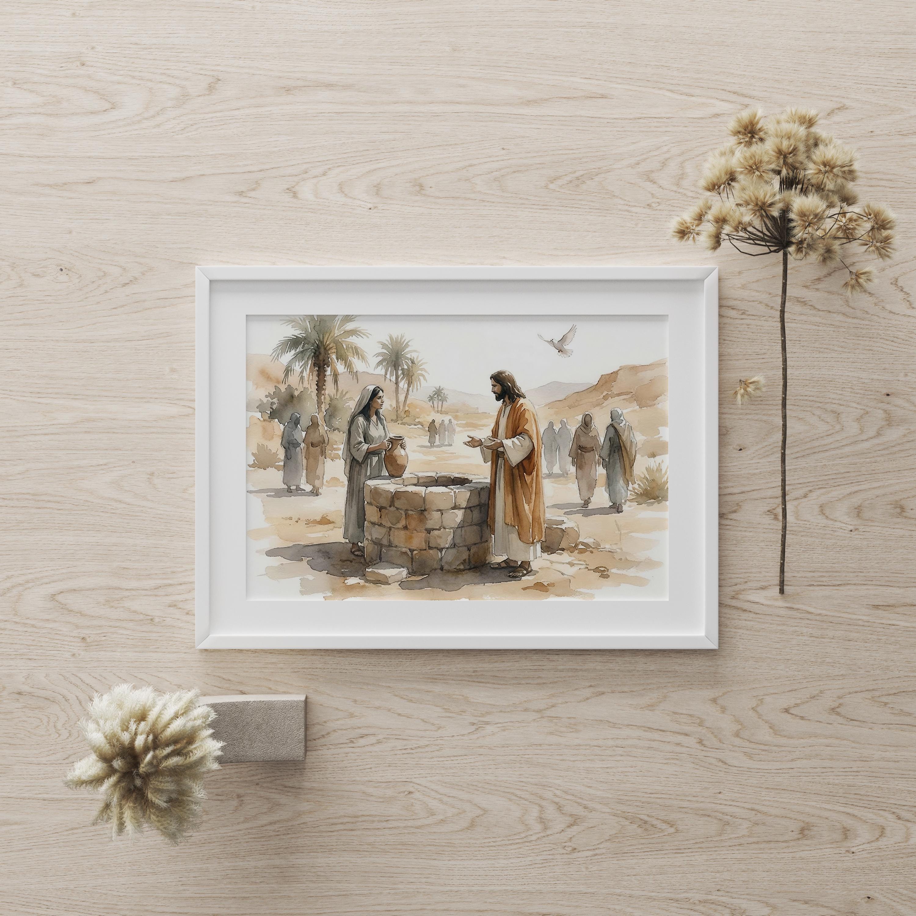 Jesus and the Woman at the Well – Samaritan Woman, Living Water ...