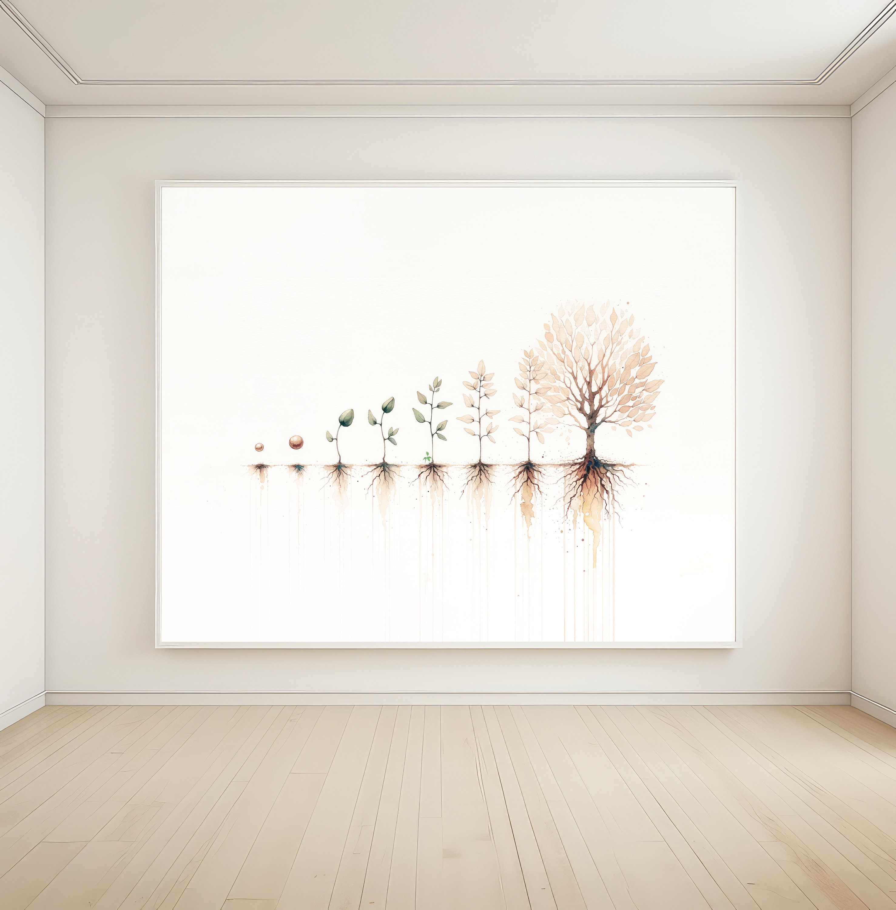Parable of the Mustard Seed | Watercolor Christian Bible Art | Faith ...
