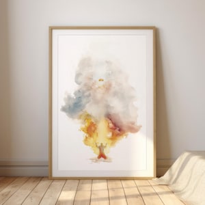 Blessed Are the Poor in Spirit Wall Art – Beatitudes Christian Print, Modern Faith Decor, Kingdom of Heaven, Christian Wall Art