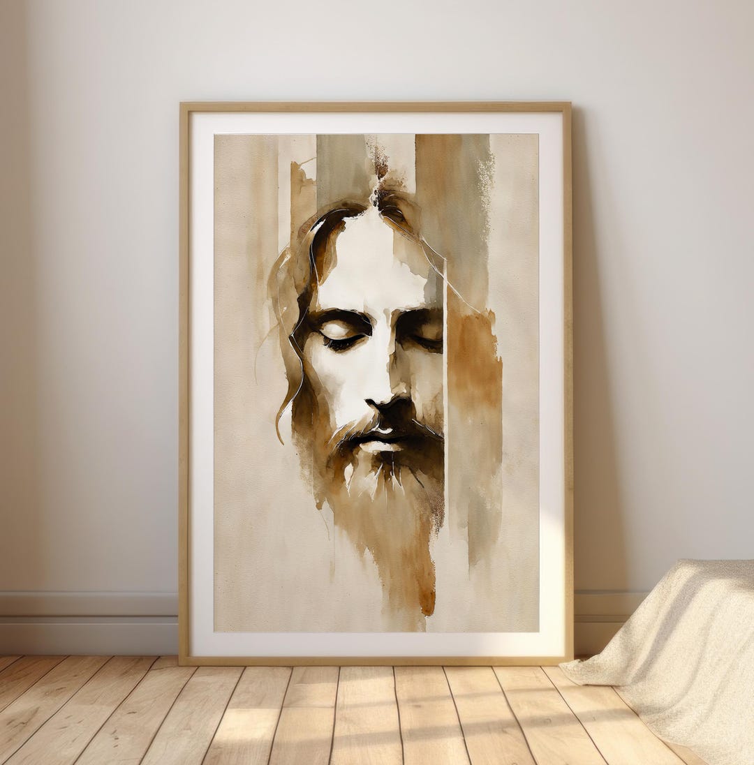 portrait-of-jesus-watercolor-print-minimalist-christian-art