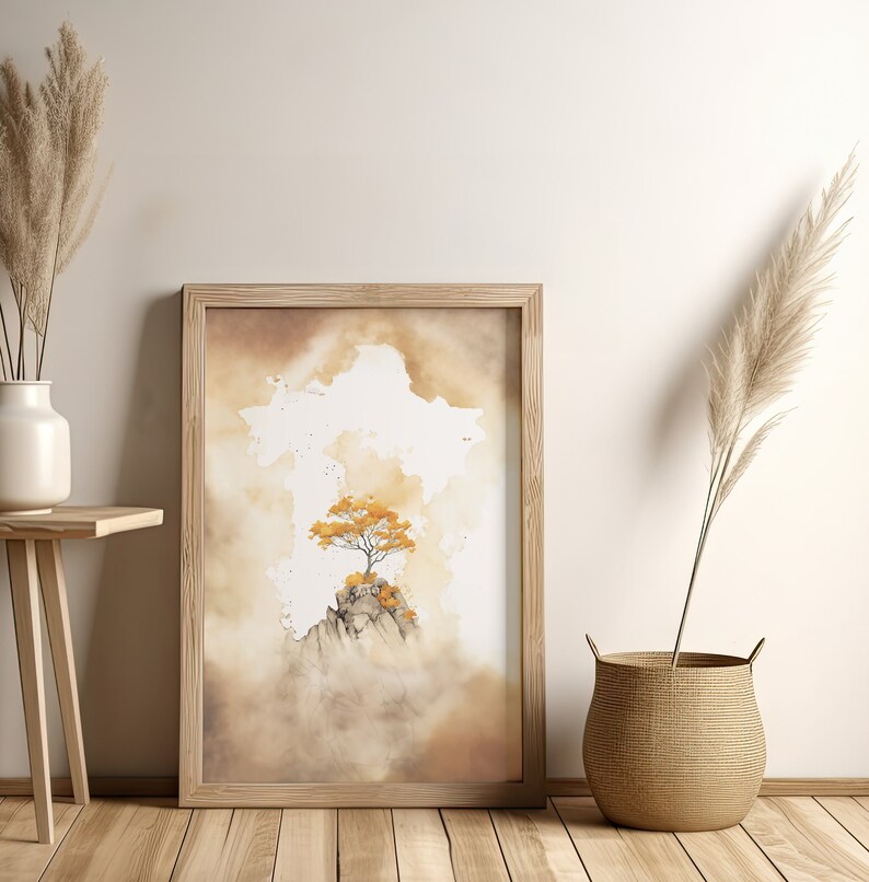 Parable of the Mustard Seed | Watercolor Bible Verse Art | Christian ...