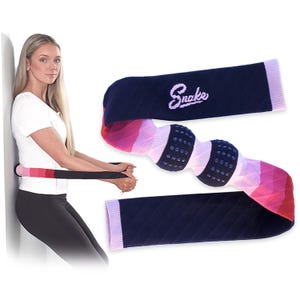 The Snake Deep Tissue Massage Roller - Double Lacrosse Balls for Myofascial Release, Trigger Point, Back Pain, Self Muscle Peanut Stick