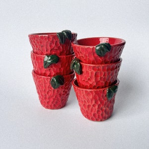 strawberry shot cups