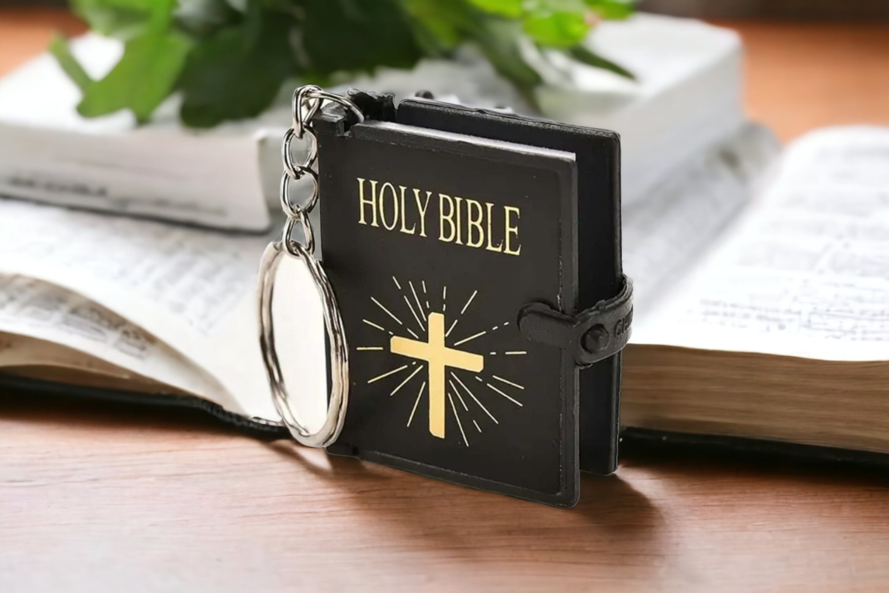 Mini Bible Keychain Etsy