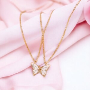 2pcs Butterfly Necklace ( couples, friends, sisters)