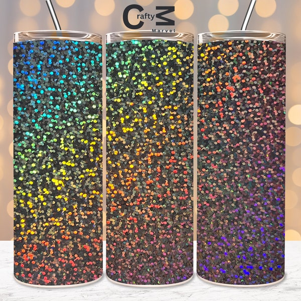 Razzle-Dazzle Rainbow glitter tumbler wrap, sparkle tumbler, 20 oz  skinny tumbler sublimation designs, digital download