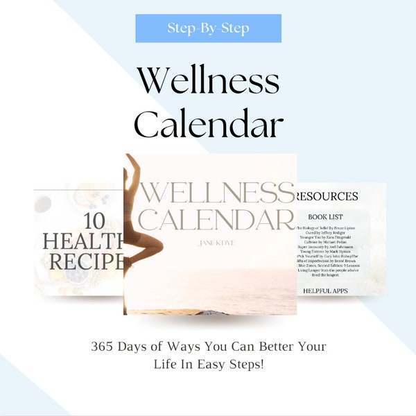 2024 Self Care Calendar | Healthy Habits For Your Health