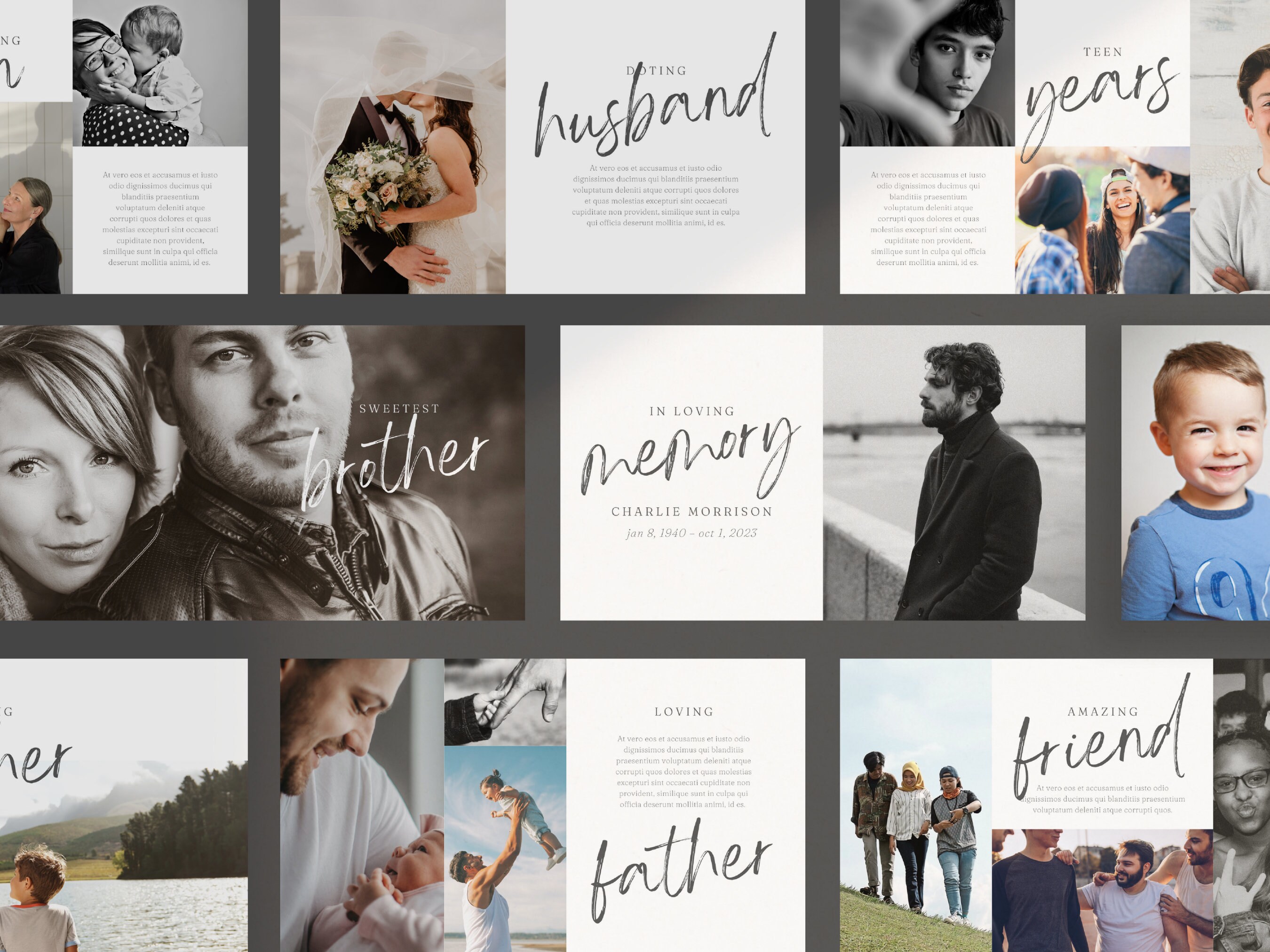 Funeral Presentation Template Memorial Service Slideshow Canva Funeral Presentation Template Memorial Service Slideshow Canva