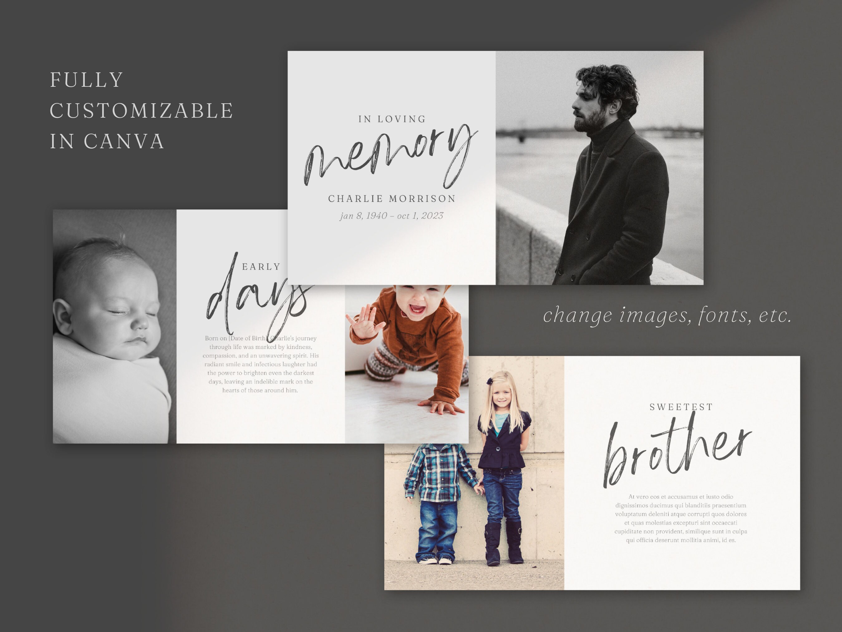 Funeral Presentation Template Memorial Service Slideshow Canva Funeral Presentation Template Memorial Service Slideshow Canva