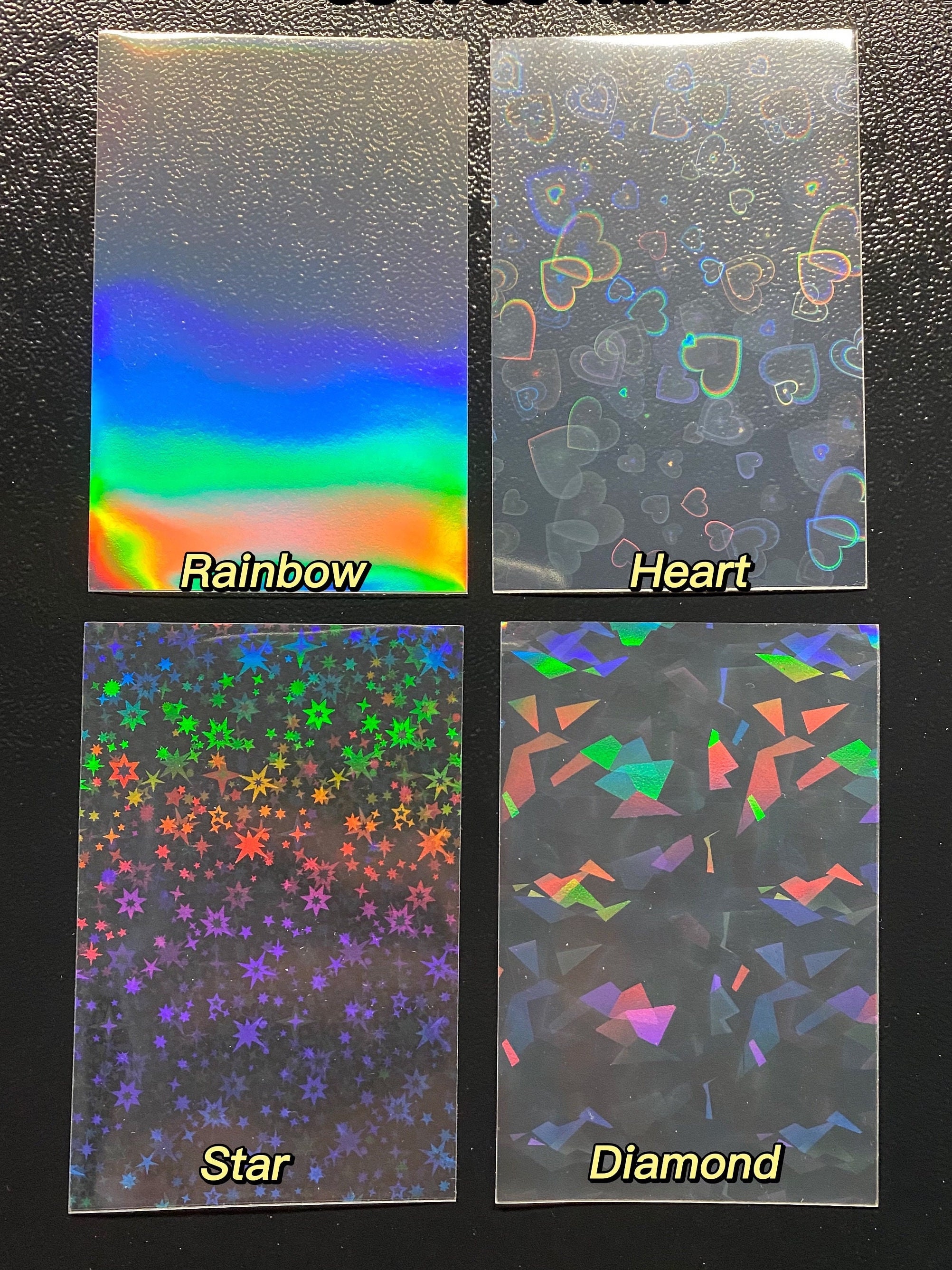 Holographic Card Sleeves, Kpop Photocard Sleeve, Game Card Sleeve, Pc Card  Sleeve - Etsy