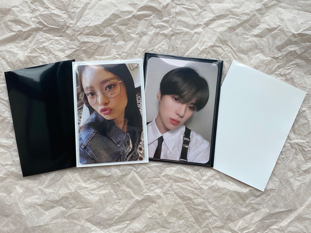 Color Card Sleeves, Kpop Photocard Sleeve, Double Pc Card Sleeve, Game