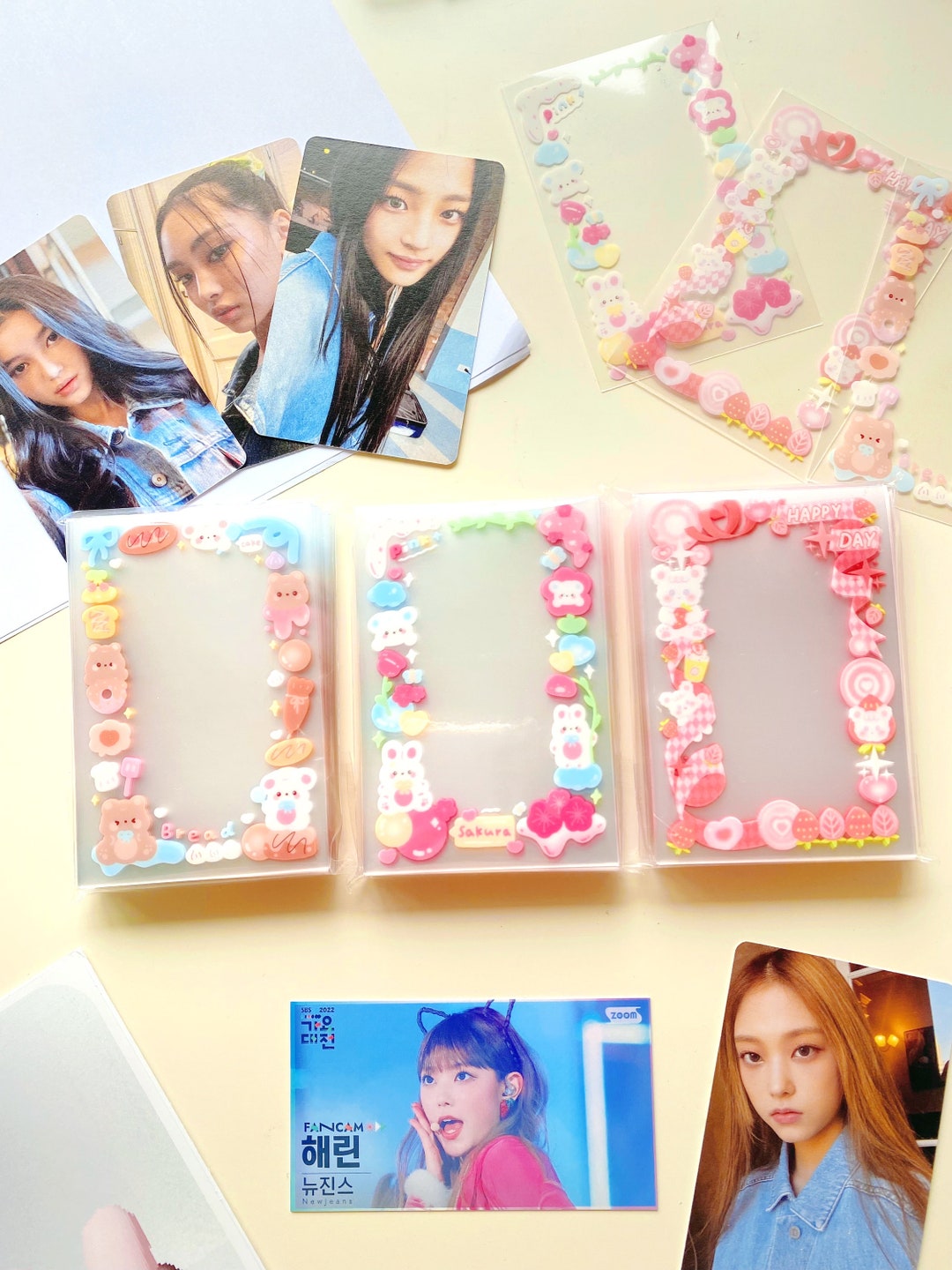 Cute Card Sleeves, Polco Card Sleeve, Kpop Photocard Sleeve, Pc Card